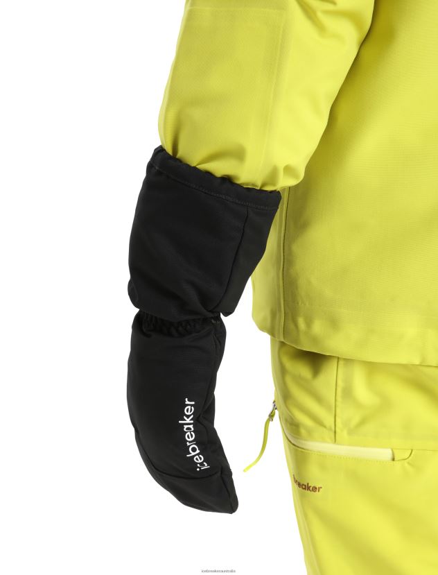 Icebreaker Unisex MerinoLoft MittensBlack/Enamel 80BXXP307 Clothing