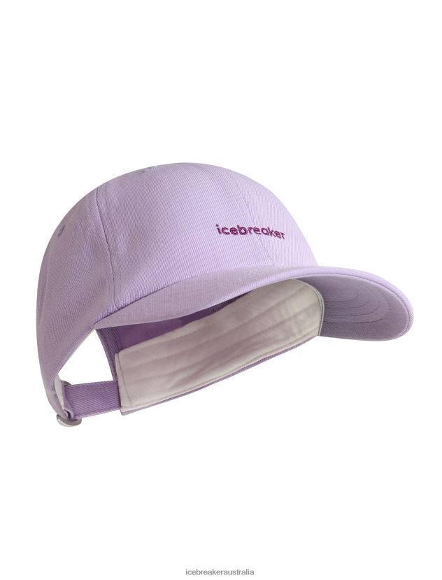 Icebreaker Unisex Merino 6 Panel HatPurple Gaze/Go Berry 80BXXP323 Accessories