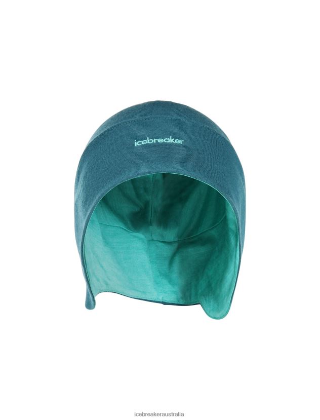 Icebreaker Unisex Merino Quantum BeanieGreen Glory 80BXXP331 Accessories