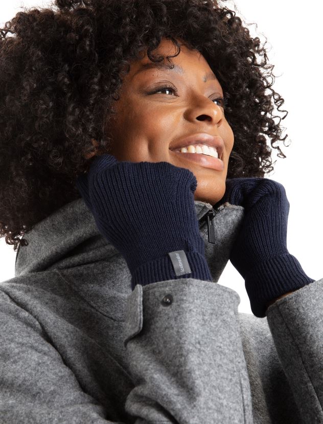 Icebreaker Unisex Merino Rixdorf GlovesMidnight Navy 80BXXP468 Accessories