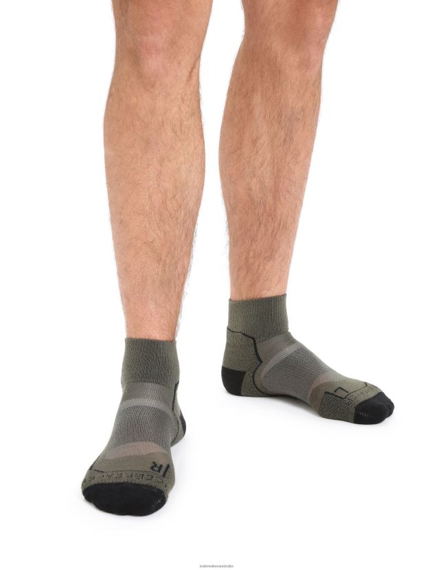 Icebreaker Men Merino Hike+ Light Mini SocksLoden/Black 80BXXP258 Accessories