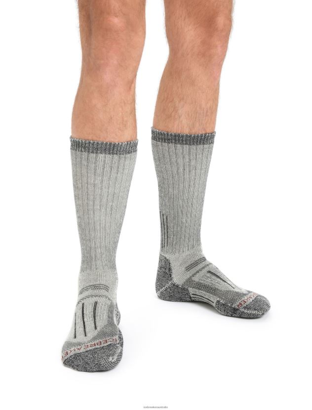 Icebreaker Men Merino Mountaineer Mid Calf SocksJet Heather/Espresso 80BXXP269 Accessories