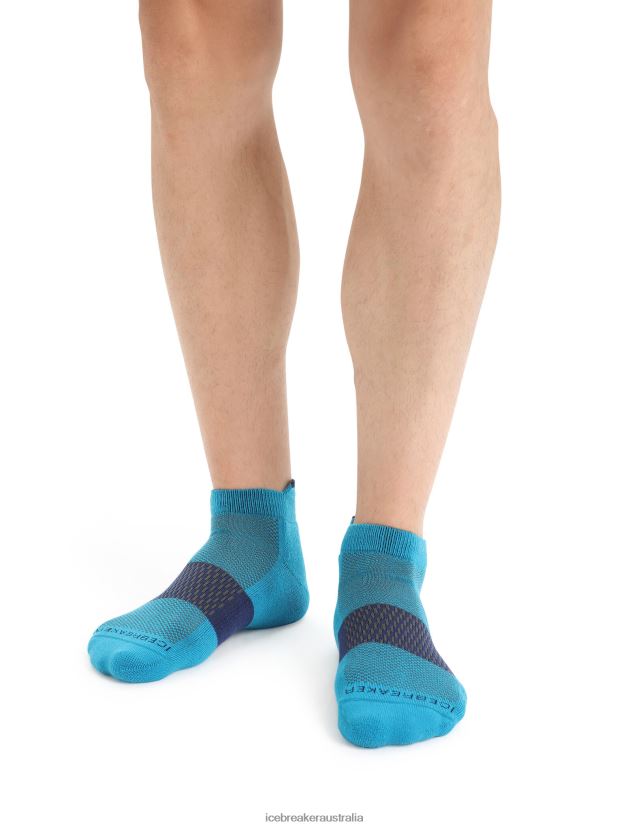 Icebreaker Men Merino Multisport Light Micro SocksGeo Blue/Royal Navy 80BXXP280 Accessories