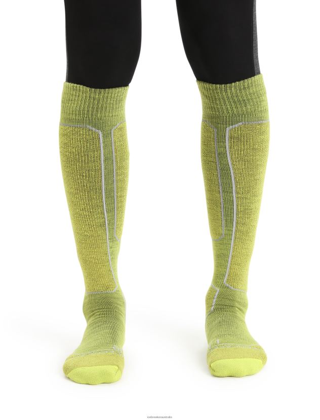 Icebreaker Men Merino Ski+ Light Over the Calf SocksShine/Ether 80BXXP467 Accessories