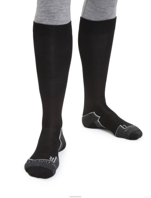 Icebreaker Men Merino Ski+ Ultralight Over the Calf SocksBlack 80BXXP296 Accessories