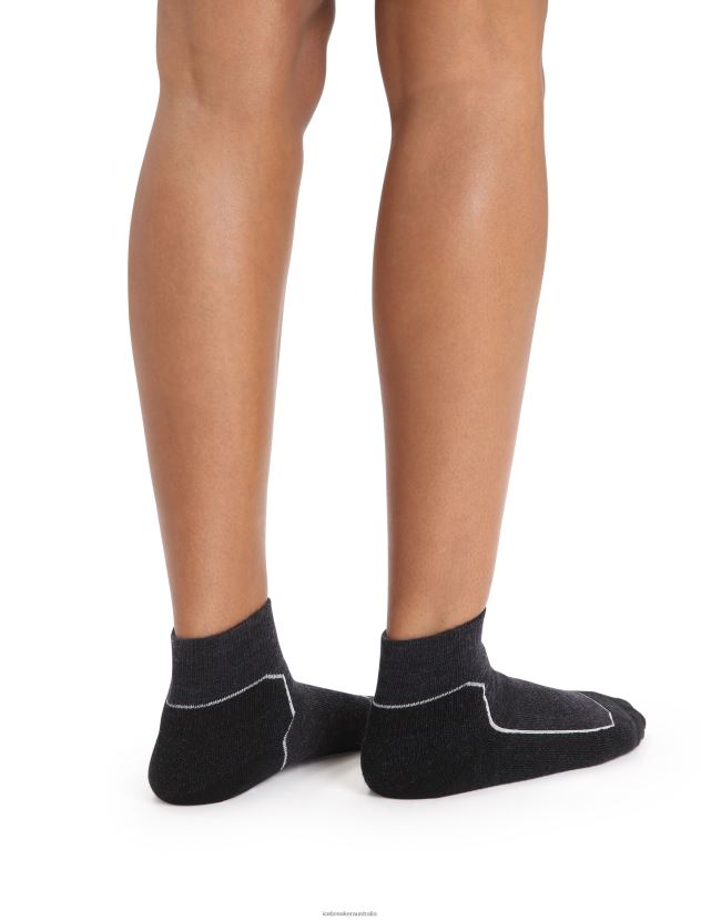 Icebreaker Women Merino Hike+ Light Mini SocksJet Heather 80BXXP754 Accessories