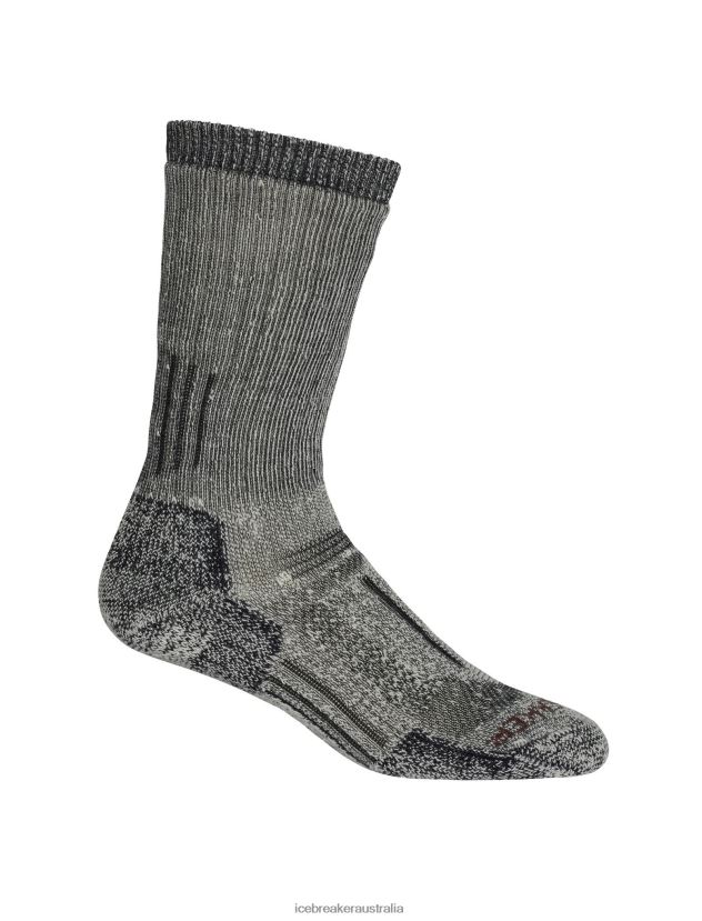 Icebreaker Women Merino Mountaineer Mid Calf SocksJet Heather/Espresso 80BXXP791 Accessories