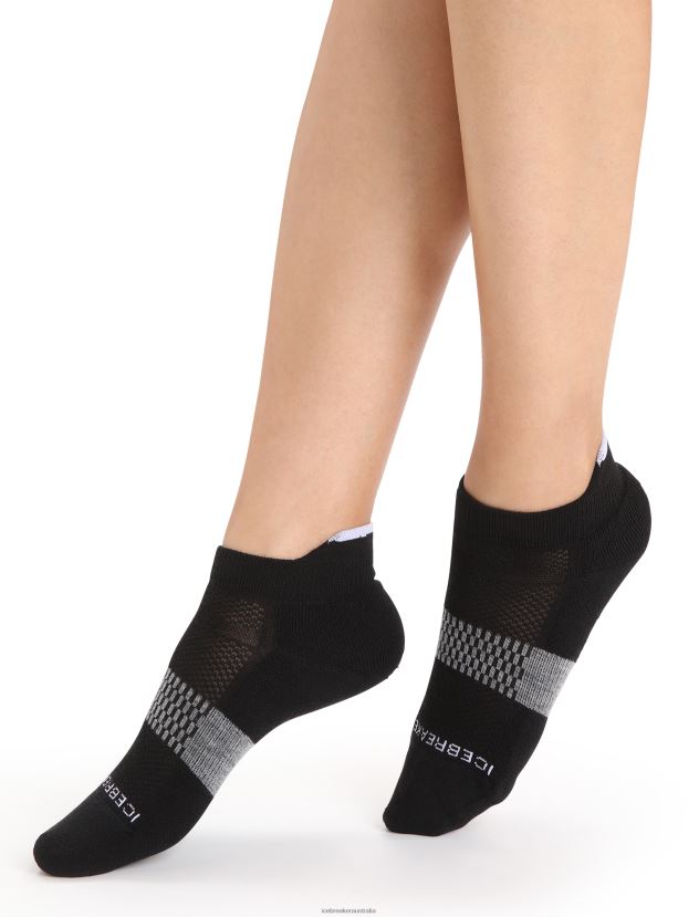 Icebreaker Women Merino Multisport Light Micro SocksBlack/Snow 80BXXP758 Accessories