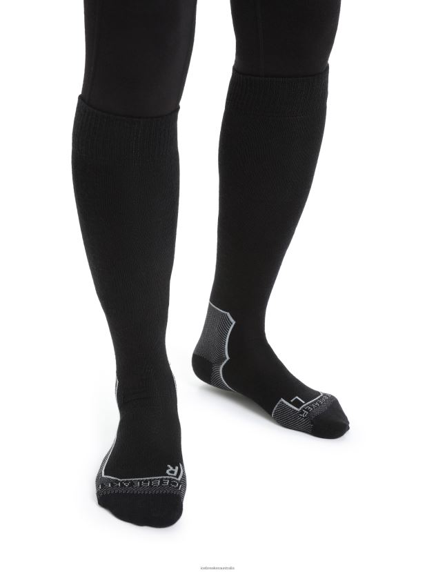 Icebreaker Women Merino Ski+ Ultralight Over the Calf SocksBlack 80BXXP792 Accessories
