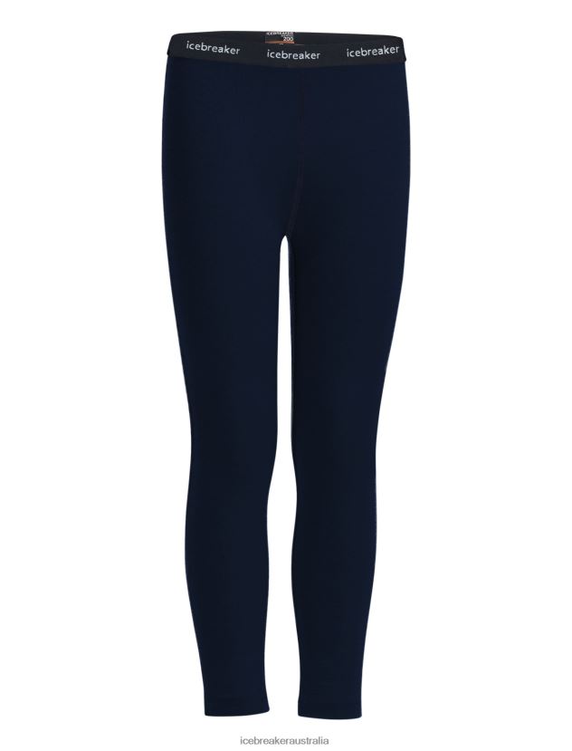 Icebreaker Kids Merino 200 Oasis Thermal LeggingsMidnight Navy 80BXXP933 Clothing