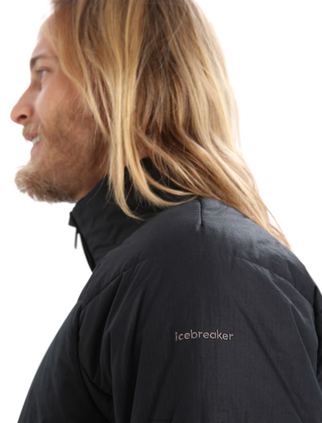 Icebreaker Men MerinoLoft Collingwood II JacketBlack 80BXXP242 Clothing
