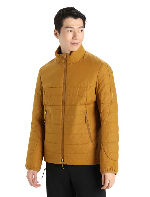 Icebreaker Men MerinoLoft JacketClove 80BXXP395 Clothing