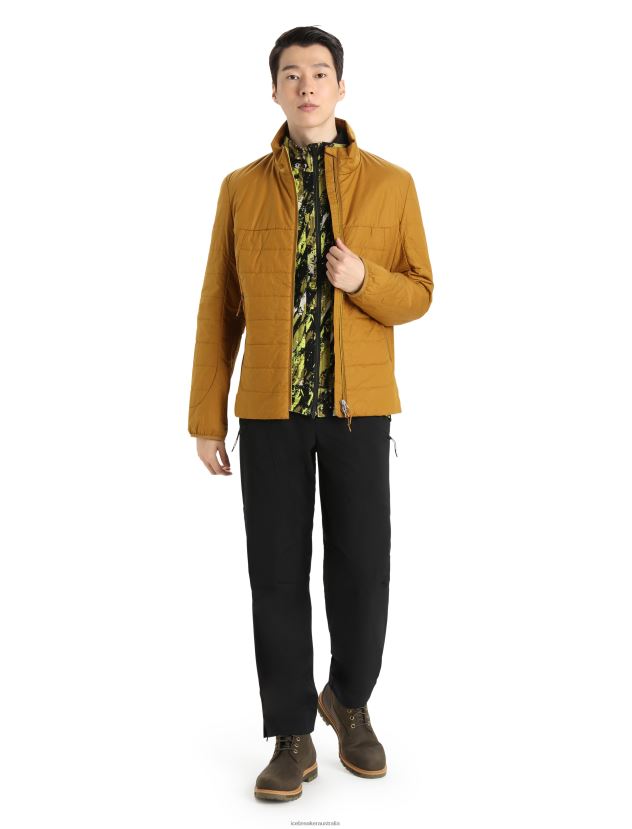 Icebreaker Men MerinoLoft JacketClove 80BXXP395 Clothing