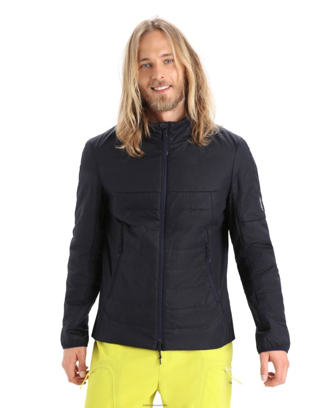 Icebreaker Men MerinoLoft JacketMidnight Navy 80BXXP244 Clothing