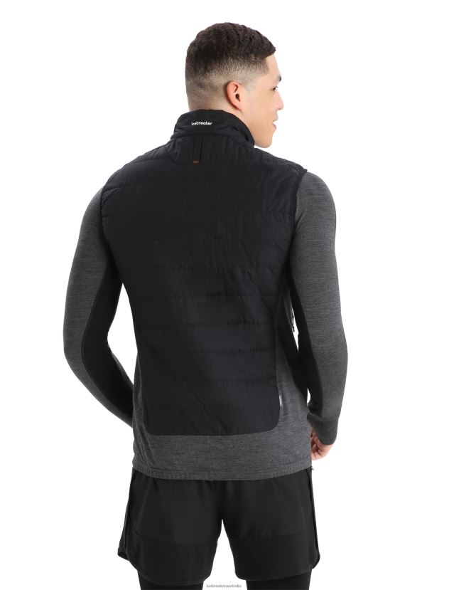 Icebreaker Men MerinoLoft VestBlack/Jet Heather 80BXXP239 Clothing