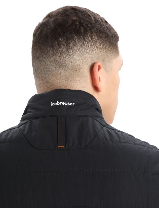 Icebreaker Men MerinoLoft VestBlack/Jet Heather 80BXXP239 Clothing