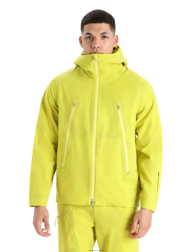 Icebreaker Men Shell+ Merino Hooded JacketShine 80BXXP394 Clothing