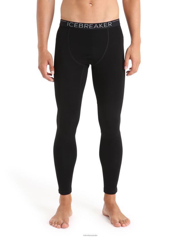 Icebreaker Men 300 MerinoFine Thermal LeggingsBlack 80BXXP174 Clothing