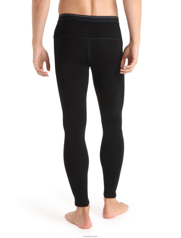 Icebreaker Men 300 MerinoFine Thermal LeggingsBlack 80BXXP174 Clothing