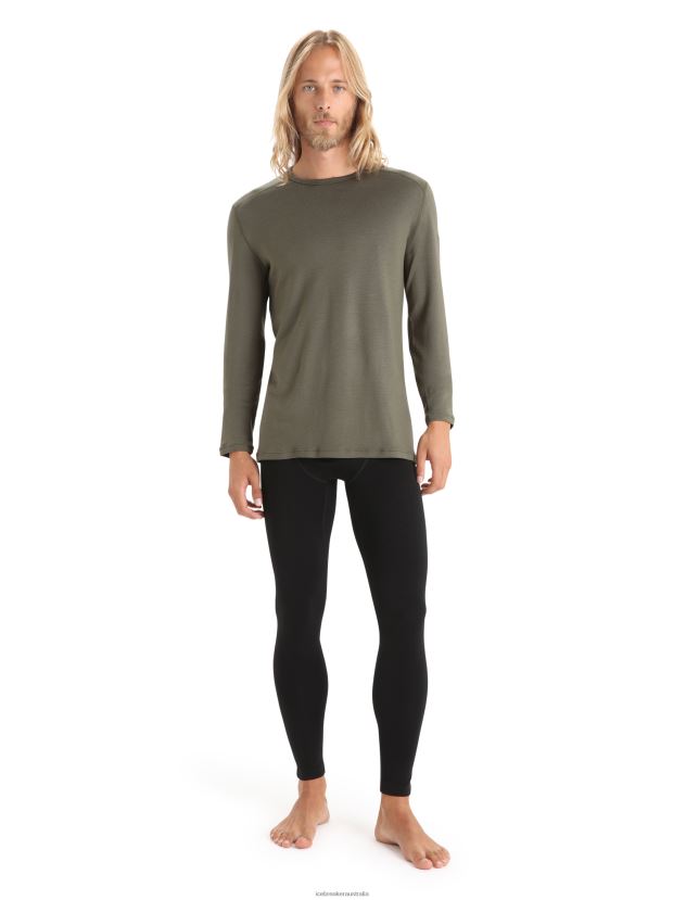 Icebreaker Men 300 MerinoFine Thermal LeggingsBlack 80BXXP174 Clothing
