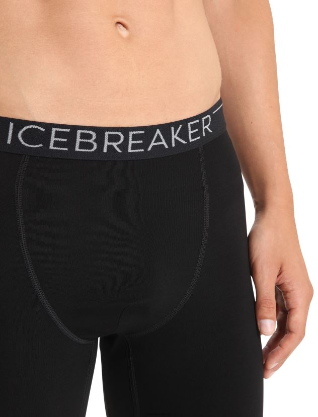 Icebreaker Men 300 MerinoFine Thermal LeggingsBlack 80BXXP174 Clothing