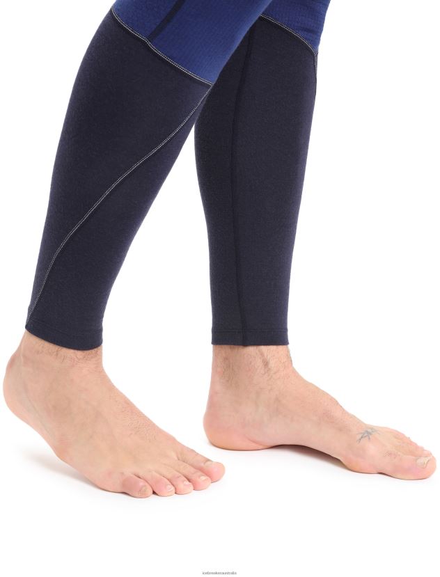Icebreaker Men BodyfitZone Merino 260 Zone Thermal LeggingsMidnight Navy/Royal Navy 80BXXP345 Clothing