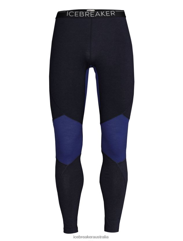 Icebreaker Men BodyfitZone Merino 260 Zone Thermal LeggingsMidnight Navy/Royal Navy 80BXXP345 Clothing