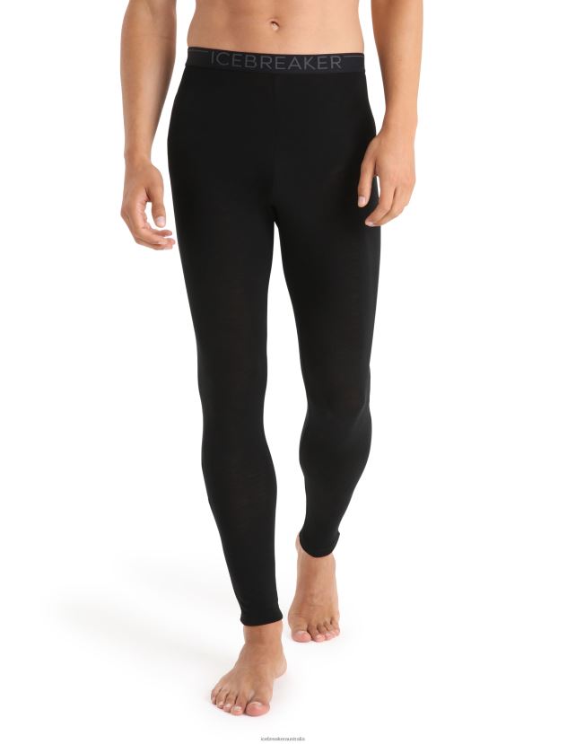 Icebreaker Men Merino 175 Everyday Thermal LeggingsBlack 80BXXP157 Clothing