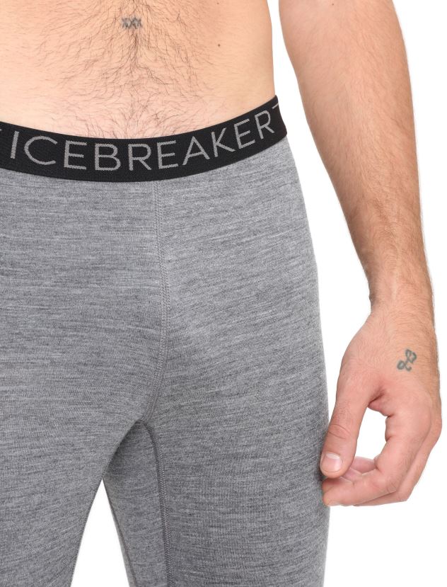 Icebreaker Men Merino 200 Oasis 3/4 Thermal LeggingsGritstone Heather 80BXXP160 Clothing