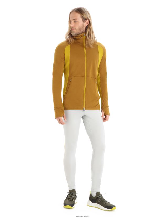 Icebreaker Men Merino 200 Sonebula Thermal LeggingsEther/Silent Gold 80BXXP433 Clothing