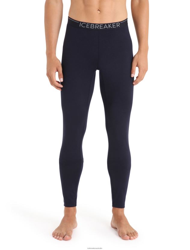 Icebreaker Men Merino 200 Sonebula Thermal LeggingsMidnight Navy/Snow 80BXXP176 Clothing