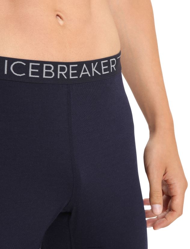 Icebreaker Men Merino 200 Sonebula Thermal LeggingsMidnight Navy/Snow 80BXXP176 Clothing