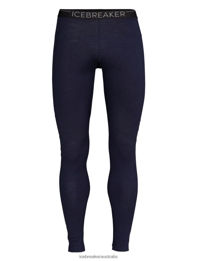 Icebreaker Men Merino 200 Sonebula Thermal LeggingsMidnight Navy/Snow 80BXXP176 Clothing
