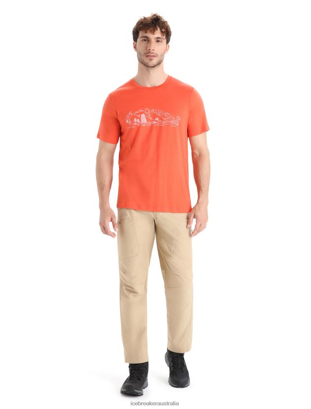 Icebreaker Men Merino Hike PantsSand 80BXXP253 Clothing