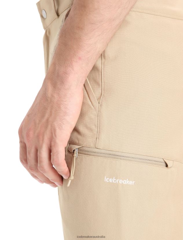 Icebreaker Men Merino Hike PantsSand 80BXXP253 Clothing