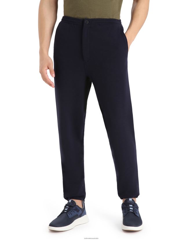 Icebreaker Men RealFleece Merino Dalston Jogger PantsMidnight Navy 80BXXP407 Clothing