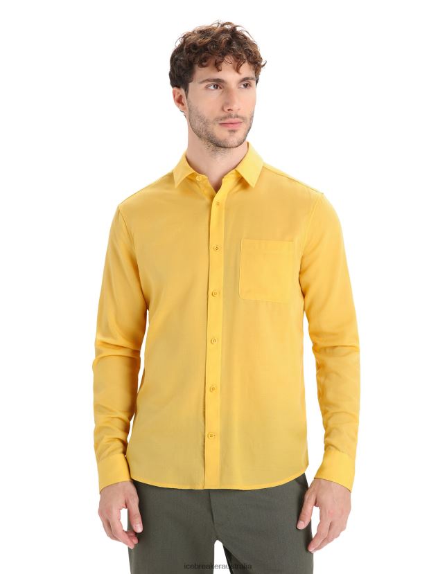 Icebreaker Men Merino Steveston Long Sleeve ShirtSummer 80BXXP195 Clothing