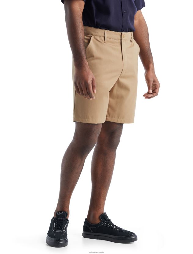 Icebreaker Men Merino Berlin ShortsSand 80BXXP481 Clothing