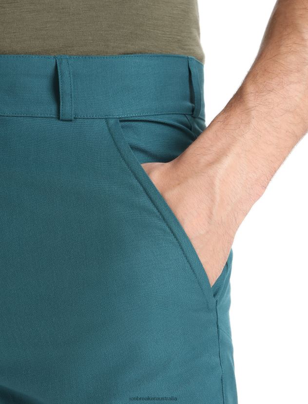 Icebreaker Men Merino Hike ShortsGreen Glory 80BXXP254 Clothing