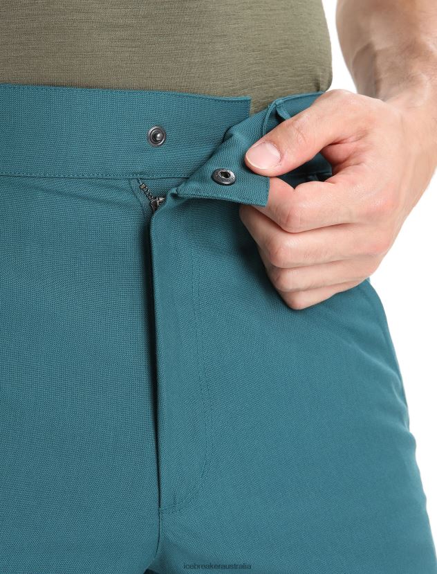 Icebreaker Men Merino Hike ShortsGreen Glory 80BXXP254 Clothing