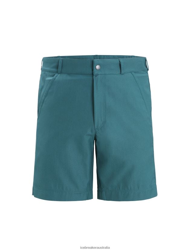 Icebreaker Men Merino Hike ShortsGreen Glory 80BXXP254 Clothing
