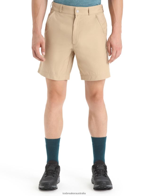 Icebreaker Men Merino Hike ShortsSand 80BXXP255 Clothing