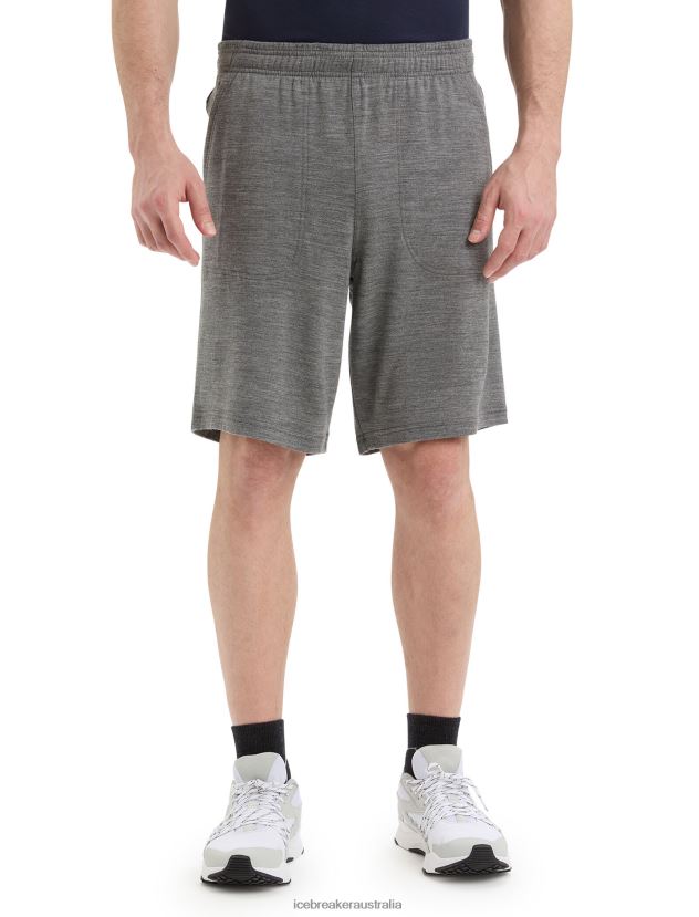 Icebreaker Men Merino Shifter ShortsGritstone Heather 80BXXP246 Clothing