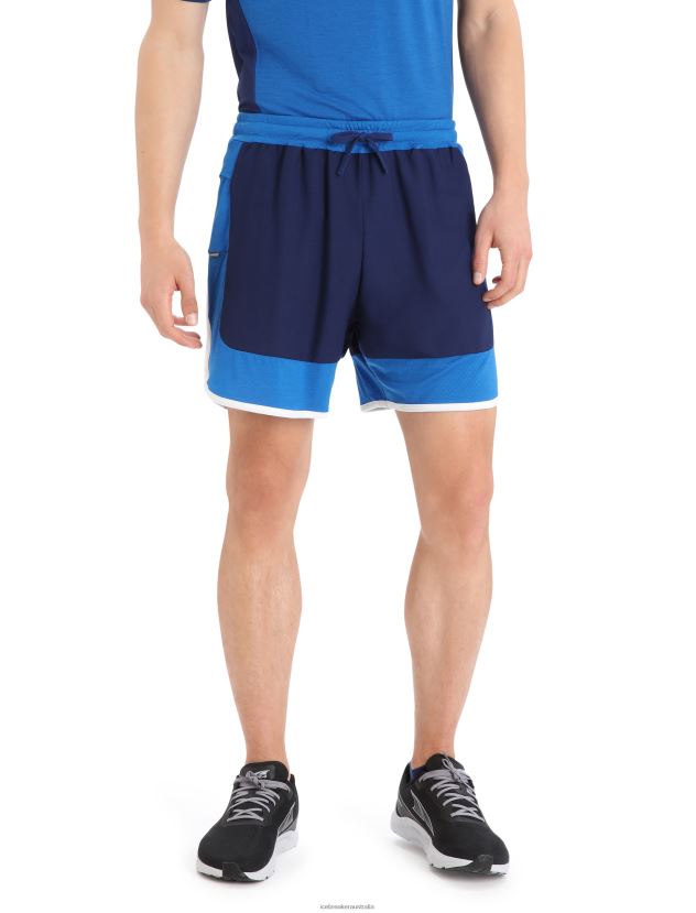 Icebreaker Men ZoneKnit Merino ShortsRoyal Navy/Lazurite 80BXXP399 Clothing