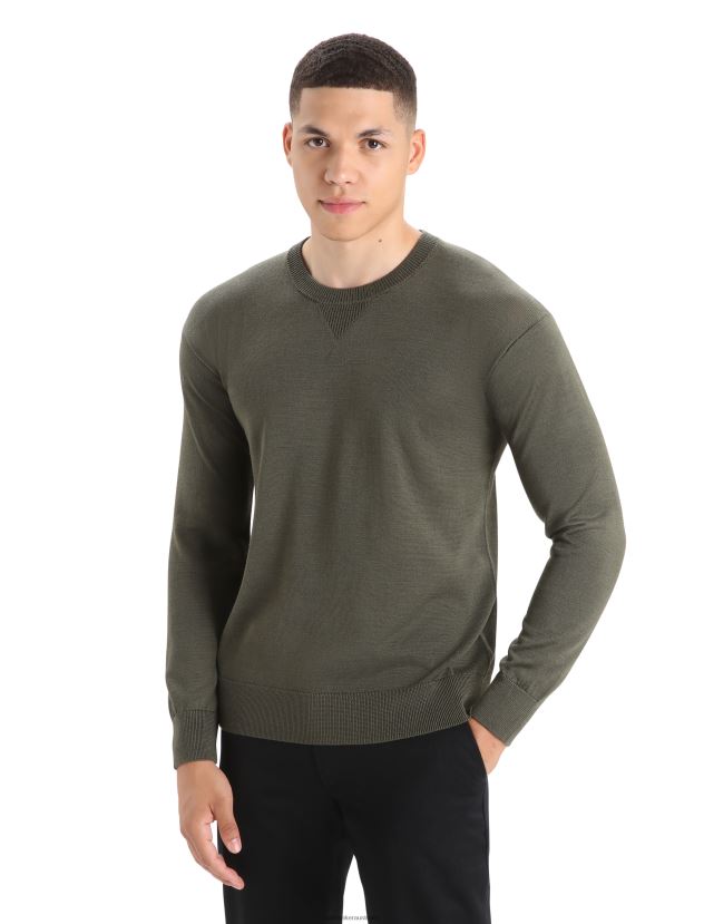 Icebreaker Men Cool-Lite Merino Nova Sweater SweatshirtLoden 80BXXP424 Clothing