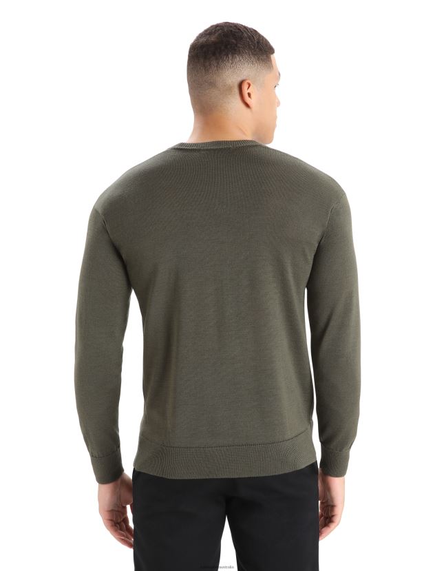 Icebreaker Men Cool-Lite Merino Nova Sweater SweatshirtLoden 80BXXP424 Clothing