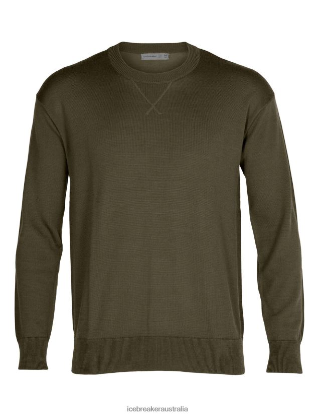 Icebreaker Men Cool-Lite Merino Nova Sweater SweatshirtLoden 80BXXP424 Clothing
