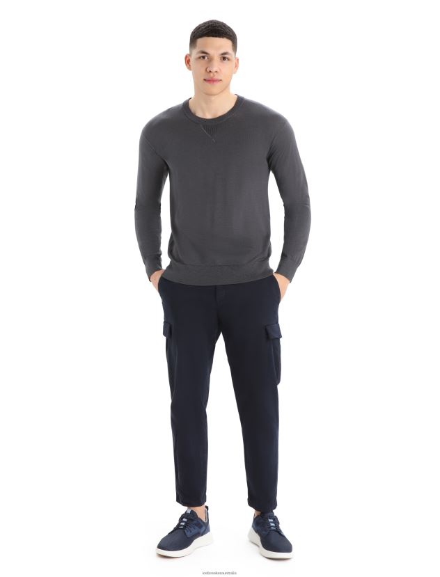 Icebreaker Men Cool-Lite Merino Nova Sweater SweatshirtMonsoon 80BXXP425 Clothing