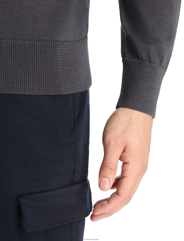 Icebreaker Men Cool-Lite Merino Nova Sweater SweatshirtMonsoon 80BXXP425 Clothing