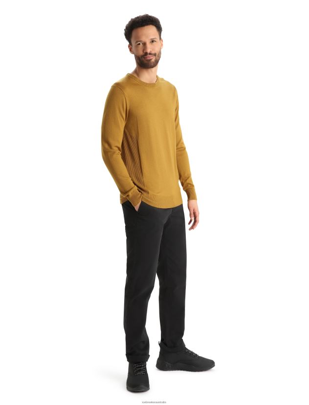 Icebreaker Men Merino Shearer Crewe SweaterClove 80BXXP352 Clothing